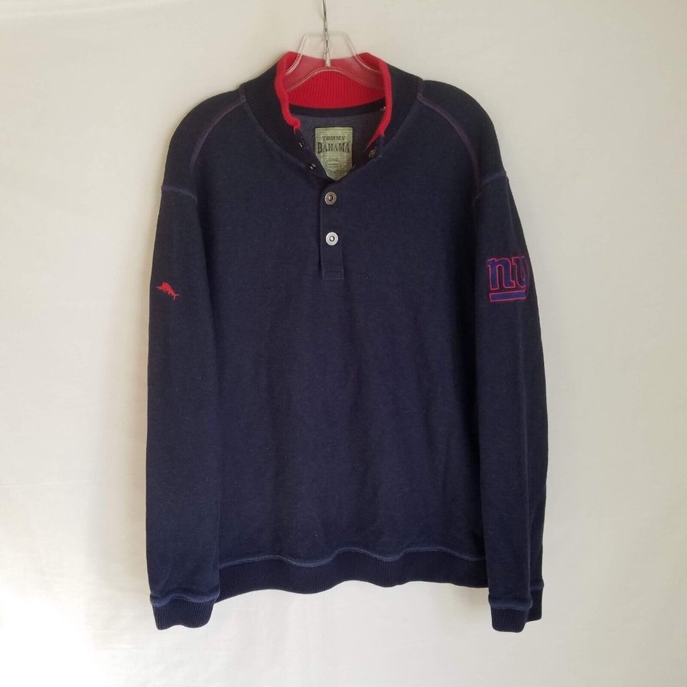 Tommy Bahama Football Mens New York Giants Sweatshirt‎ Sweater Size XL